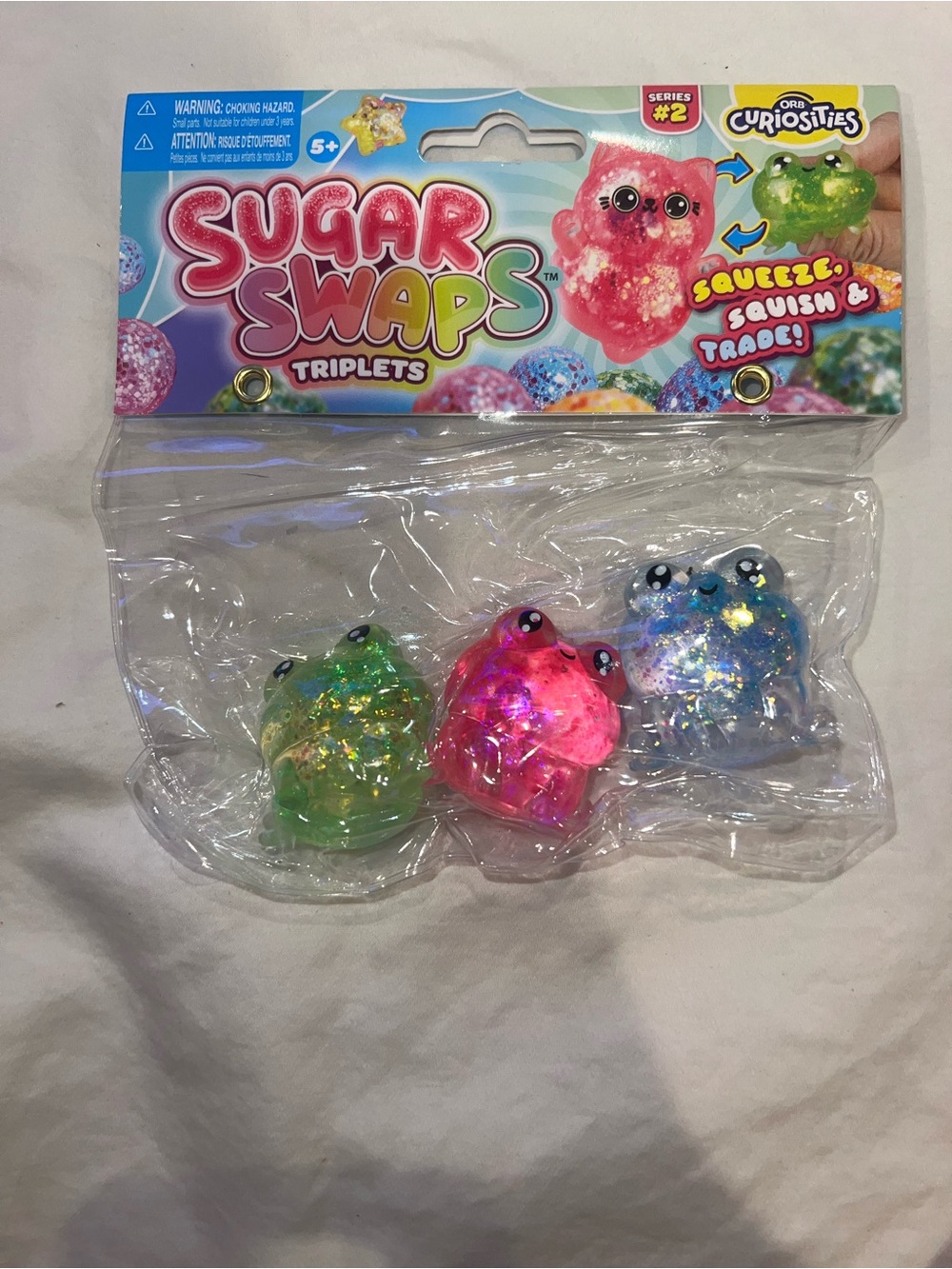 Sugar Swaps Triplets Kids Toy Set - Pink, Green, Blue